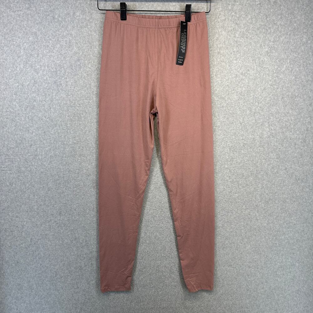 Leggings Depot Leggings Women Size One Size Mauve Pull On Elastic Waist Stretch